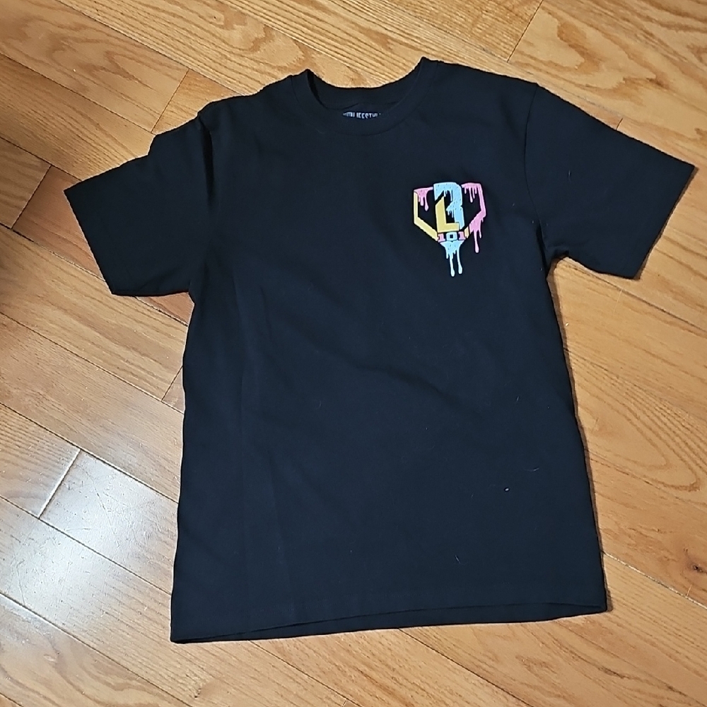 BASEBALL LIFESTYLE 101 Black T-Shirt with Colorful Logo